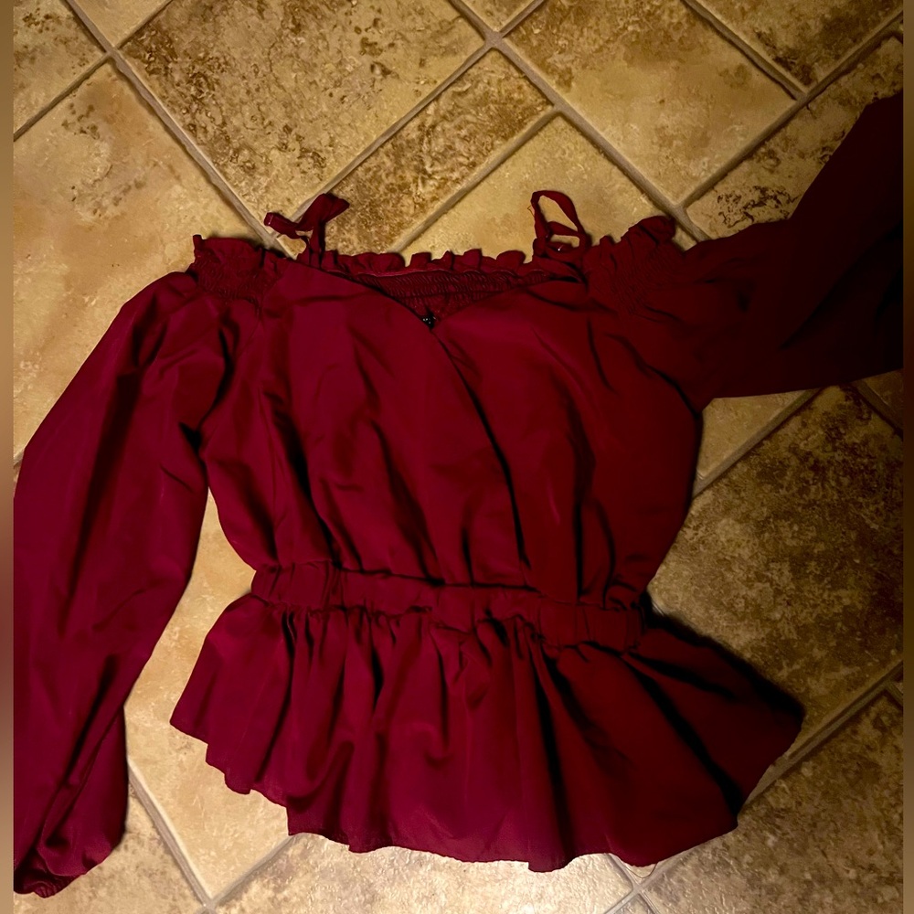Cute red blouse